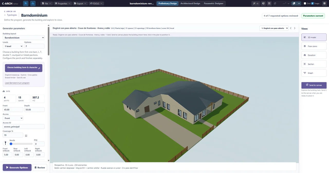 C-ARCH Barndominium Designer